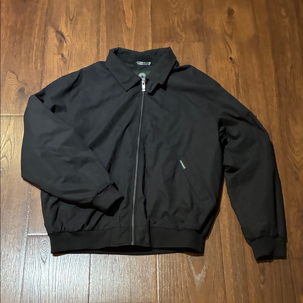 Weatherproof Men's Black Windbreaker Jacket